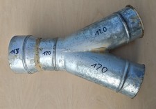 Abzweiger 145 120/120  Hosenstück  Absaugbogen Absaugrohre  Absaugung  Rohre
