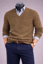Woolrich Pullover Braun Strick