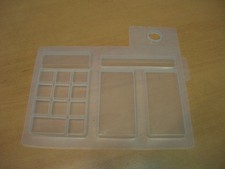 Sharp XE-A137, XE-A137 W/BK Folienabdeckung Tasten Schutz Kasse Tastaturschutz