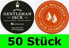 50 Bierdeckel Jack Daniels Whisky Gentleman Jack Daniel's Tennessee Whiskey Bar