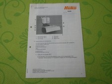 Anbau- und Bedienungsanleitung für Kehrmaschine (6150) Hako Variette 