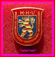 ꧁ HUTNADEL anstecknadel HESSEN wetterau SCHIEDSRICHTER vereinigung HANDBALL ꧂