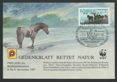 Brd gedenkblatt 1987 - brd,