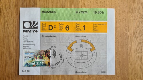 Ticket 1974 finale - ticket,