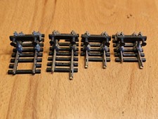 Fleischmann ++ 6016 -- 4 Stück Prellbock mit Gleis ohne OVP