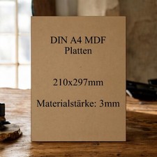 3x DIN A4 MDF Platten |