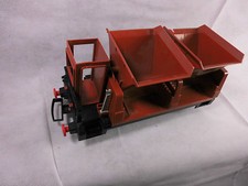 Playmobil Bahn LGB Spur G Gartenbahn Wagon Wagen 2 Kipper braun 11x26 teildef.