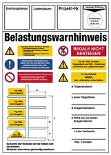 Aufkleber Regalkennzeichnung