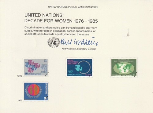 Unp 002 werbekarte für - un,