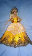 Barbie Puppen Kleid Gelb