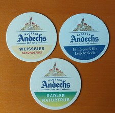 3 Bierdeckel Kloster Andechs