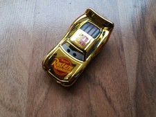 Disney Pixar Cars Lightning McQueen Gold 1:55 Metall