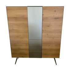 Scholtissek Geschirrschrank Talio Knorrig Eiche Puro Geölt Glas MO 137 