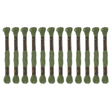 12 Stränge Stickgarn je 8m