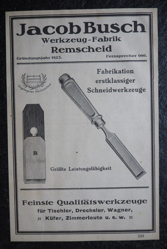 Jacob busch werkzeug fabrik - ,,