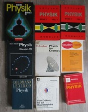 9x Buch Physik - Konvolut - Schule - Studium - Lexikon