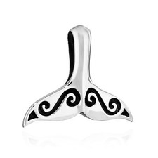 Original 925 Sterling Silber Ketten Anhänger whale Tail 7345