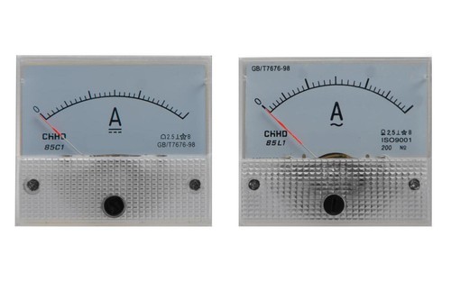 Amperemeter dc - amperemeter, ac