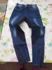 Montar Reithose Vollbesatz,dehnbare Jeans,Gr.34