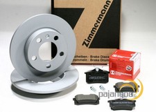 Zimmermann Bremsscheiben Ø 230 mm + Bremsbeläge hinten für Audi TT [8N]
