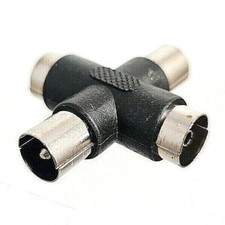 Antennen Verteiler TV Receiver Coax Kabelverteiler Splitter Fernseher Stecker