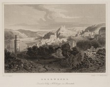 HABLITSCHEK (*1824) nach LANGE (*1808), Oberwesel, um 1849, Sst. Romantik