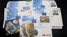 2 Euro Gedenkmünze Belgien Numisbrief Münze + Briefmarke / Numisbriefe zur Wahl