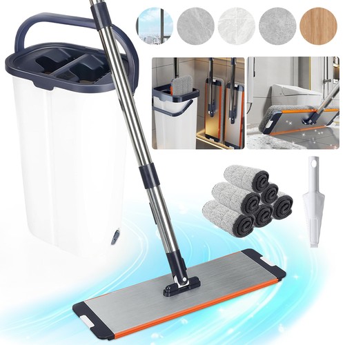 Wischmopp set mit - wischmopp, eimer