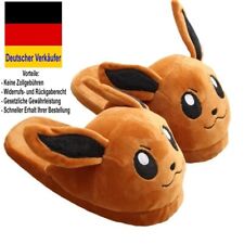 Pokemon Hausschuhe Eevee Evoli 37 38 39 Plüsch Schuhe Gefüttert Warm