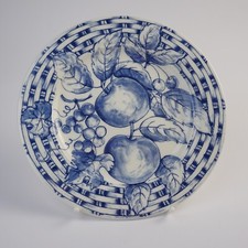 Teller blau/weiß  Tiffany