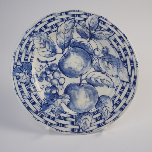 Teller blau weiß tiffany - ,