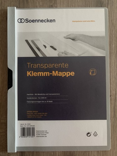 Soennecken klemmmappen 3319 - 5,