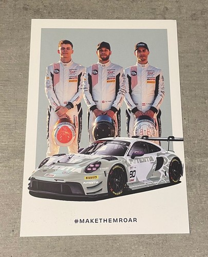 Porsche 911 gt3 autogrammkarte - porsche,