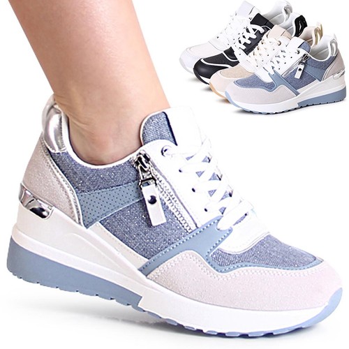 Damenschuhe keilabsatz sneaker - keilabsatz,