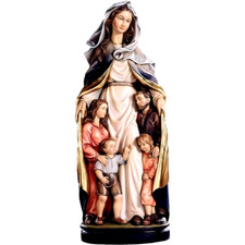 Schutzmantelmadonna Holzfigur