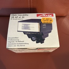 Metz mecablitz 28 AF-4 M Blitz Blitzgerät Aufsteckblitz für Minolta Kameras