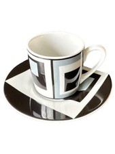 Könitz Espressotasse mit Untertasse Modern Mehrfarbig M