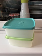 Tupperware 2 x 400 ml Eiskristall Gefrierbehälter Einfrieren 310/311