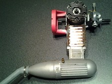 RC Motor Webra 61 10ccm mit Auspuff gebraucht