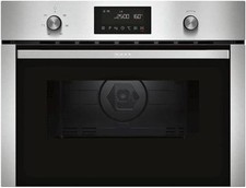 Neff C1CMG84N0 N50 Einbau Mikrowelle, 60cm breit, 900W, 44L, mit Heißluft, 5 Lei