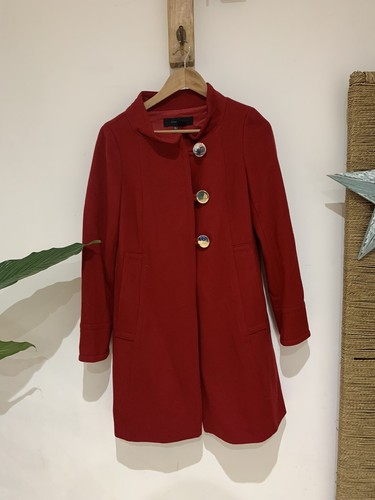 Zara 100 wolle - rot, oversize