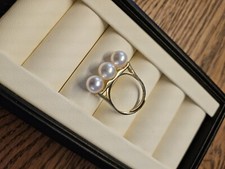 Akoya Perlen Ring S925 Silber