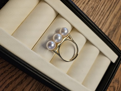Akoya perlen ring s925 silber - perlen,