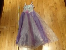 Karneval Kostüm Fasching Original Barbie Kleid ca. Gr. 128 9-10 Jahre Lila Glanz