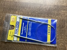 INOX Rundstricknadel Aluminium Stricknadel Stricken Stärke 4 Ø Länge 90 cm