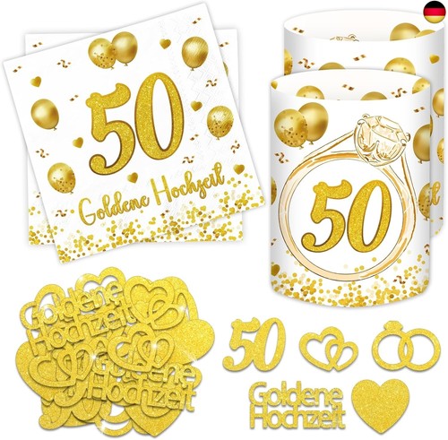 Stück servietten goldene - 20,