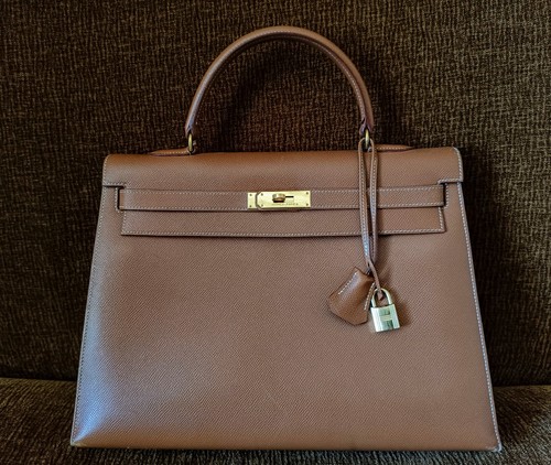 Kelly hermes tasche leder gold - hermes,