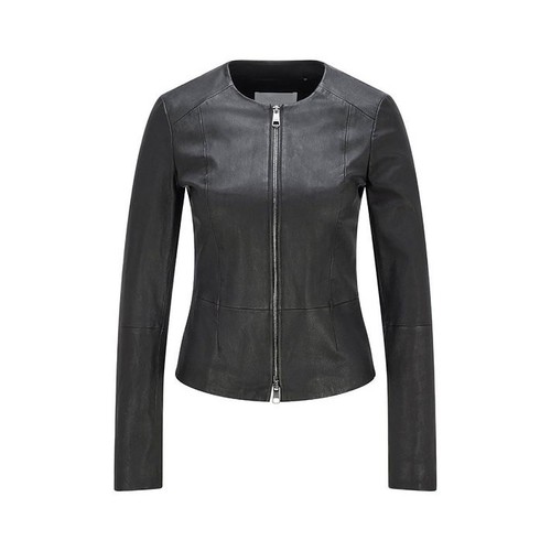 Damen echt leder jacke slim - damen,