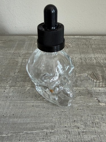 Totenkopf flasche mit pipette - totenkopf,