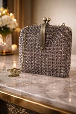 Annaninia Clutch Damen Glitzer
